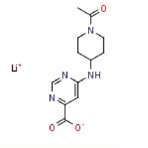 6-[(1-Acetylpiperidin-4-yl)amino]pyrimidine-4-carboxylic acid lithium salt