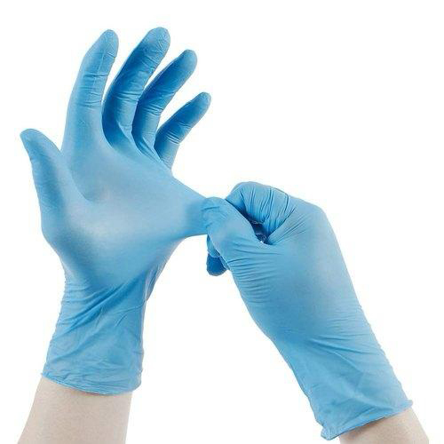 Nitrile Examination Blue Color Gloves