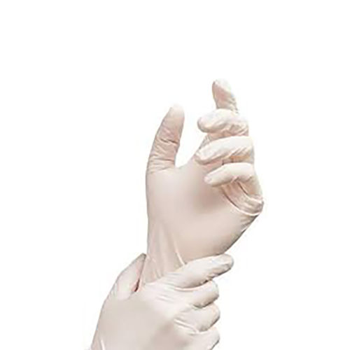 White Latex Powdered Gloves