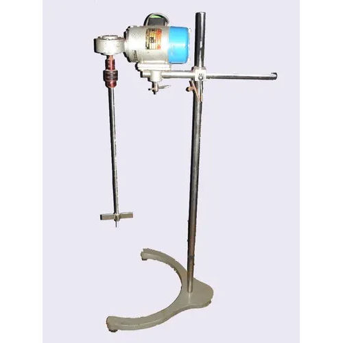 Silver Geared Drive Laboratory Stirrer