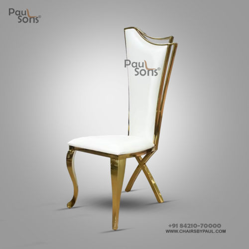 Modern Stainless Steel Designer Pvd Chairs - Color: As Per Requirement