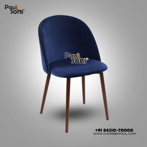 Metal Designer Dining Chair - Color: As Per Requirement