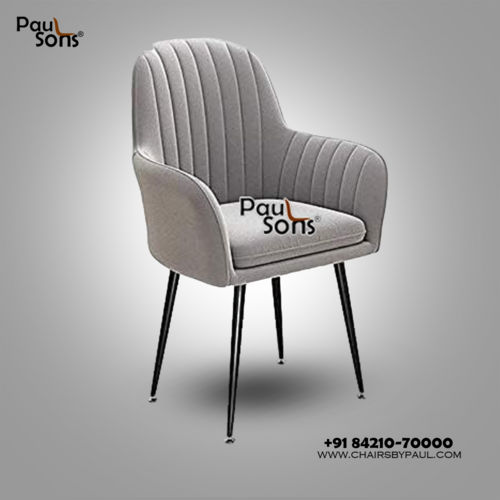 Grey Designer Dining Chair - Color: As Per Requirement