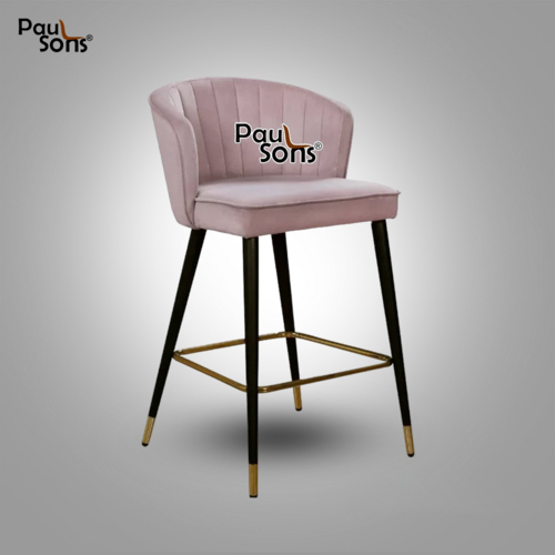 Designer Leather Seat Bar Chair