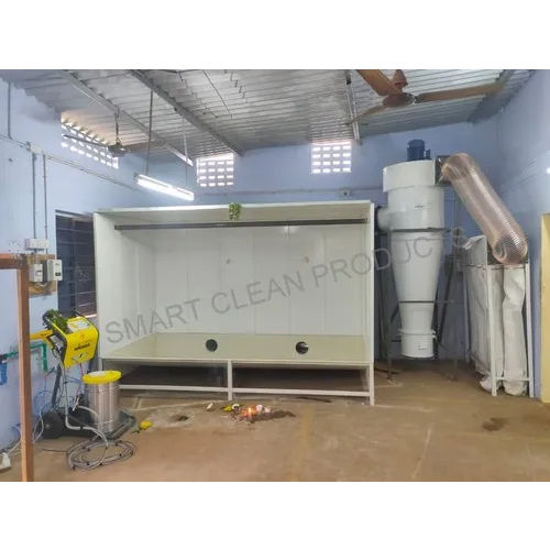 Industrial Powder Coating Booth - Stainless Steel, Electric Drive Type | Automatic, Warranty Included, Non-Computerized System