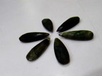 4 Pcs Set Natural Labradorite Blue Flashy Arrow Shape 1 inches long