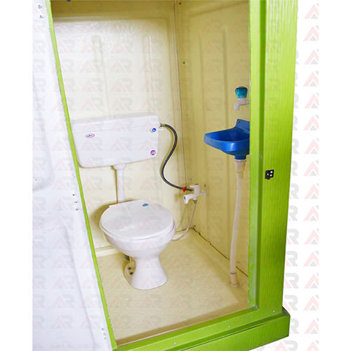 FRP Western With Washbasin Portable Toilet