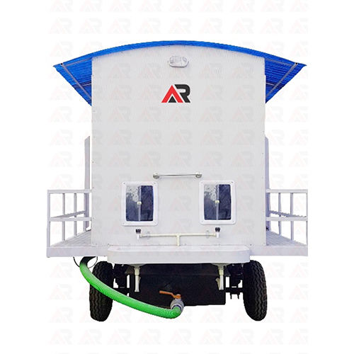 FRP 10-Seater Mobile Toilet Van