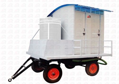 FRP 4-Seater Mobile Toilet Van