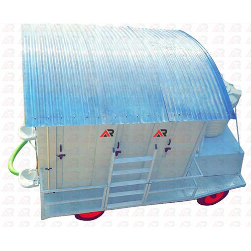 FRP 6-Seater Mobile Toilet Van