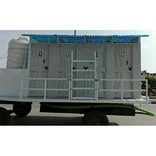 FRP 8-Seater मोबाइल Toilet Van