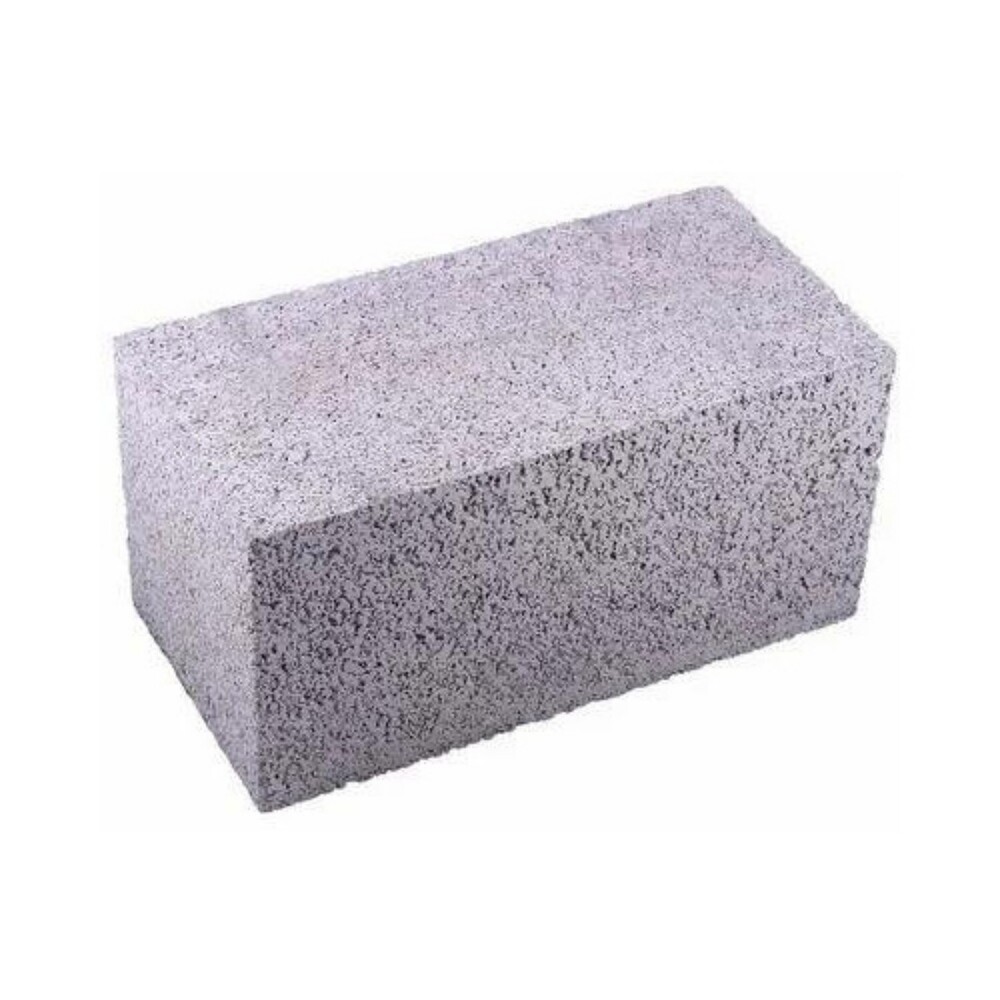 Grey Rectangular Cement Brick - Color: Gray