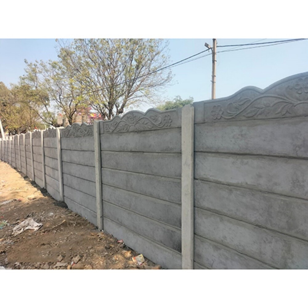 Readymade Compound Wall - Cement, 50mm Size | High Quality for Industrial Usage