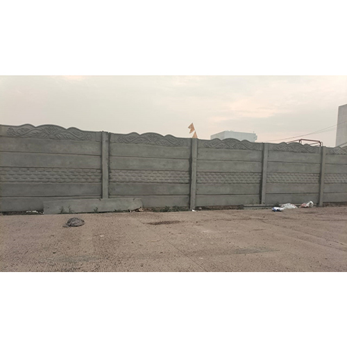 Precast Rcc Baundry Wall - Color: Gray