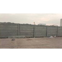 Precast Rcc Baundry Wall - Color: Gray