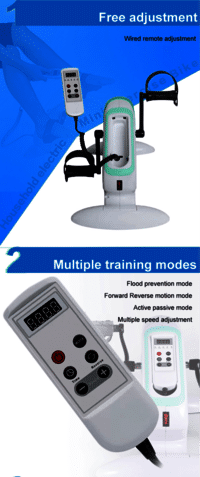 Affordable motorized electrical pedal exerciser for home therapy