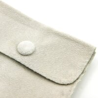 Flap Open Velvet Bag Jewellry Pouch With Press Button