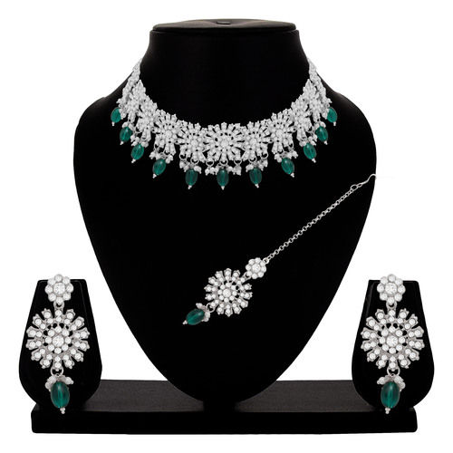 Blossom Brilliance Austrian Stone Necklace Set..