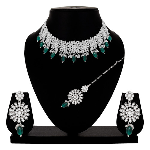 Blossom Brilliance Austrian Stone Necklace Set..