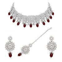 Blossom Brilliance Austrian Stone Necklace Set...