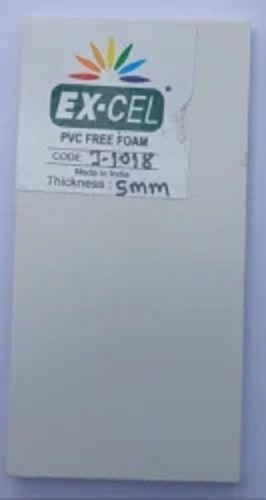 EXCEL PVC FREE FOAM SHEET 5MM CODE J-1018