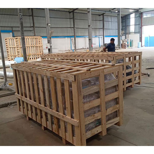 Brown Rubber Wood Crate