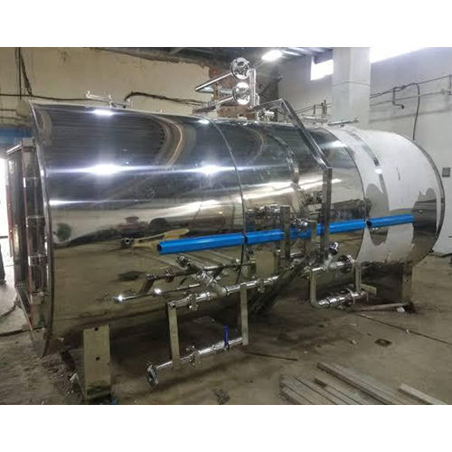 Retort Pressure Vessel Horizontal Retort - Material: Stainless Steel