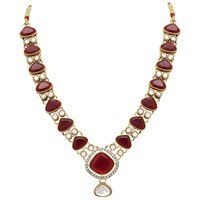 Classic Grace Mehandi plated Kundan Choker necklace set..