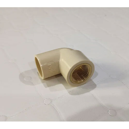 White Cpvc Brass Elbow Prinzia