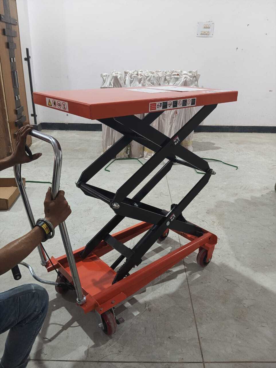 manual hydraulic sessior table