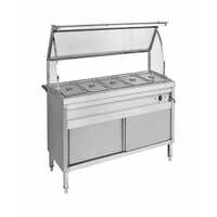 Cold Bain Marie Counter - Color: Silver