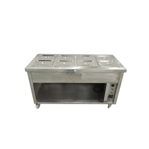 Commercial Bain Marie Counter - Color: Silver