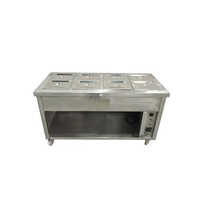 Commercial Bain Marie Counter - Color: Silver