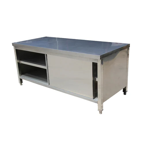 Fast Food Stainless Steel Counter - Color: Silver