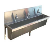 Stainless Steel Hand Wash Sink Unit - Automatic Grade: Manual