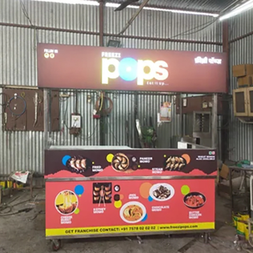 Industrial Food Cart - Color: Customized