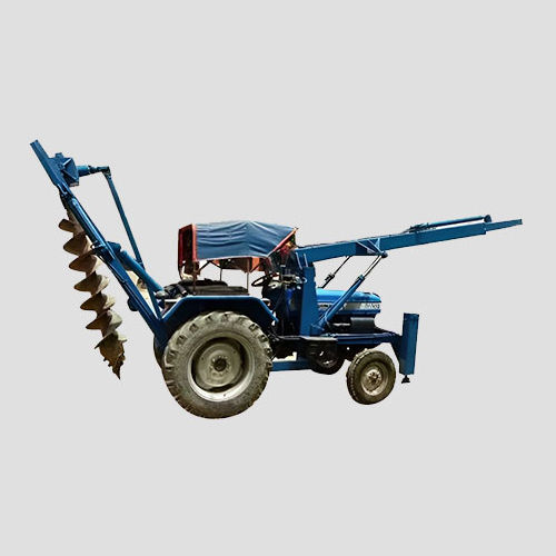 Tractor Hydra Pole Erection Machine Industrial