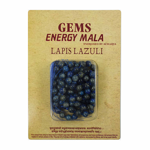 Lapis Lazuli Stone Gem Energy Mala