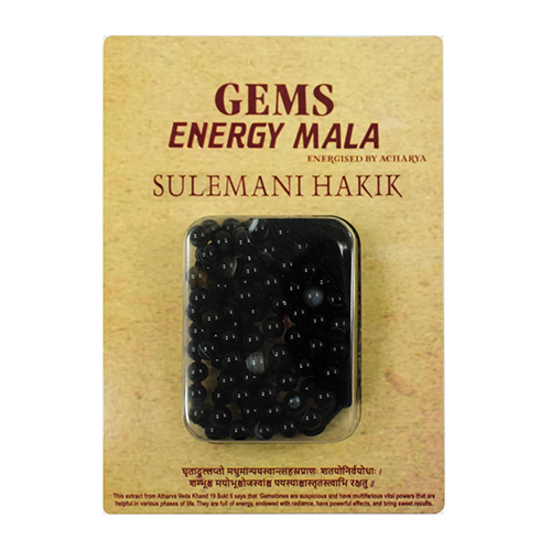 Sulemani Hakik Stone Gem Energy Mala