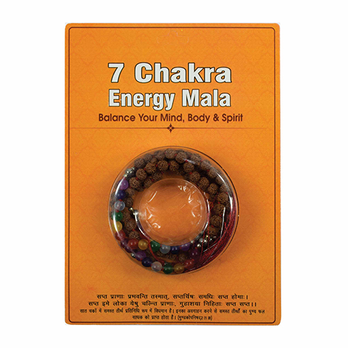 7 Chakra Energy Mala with Rudraksha