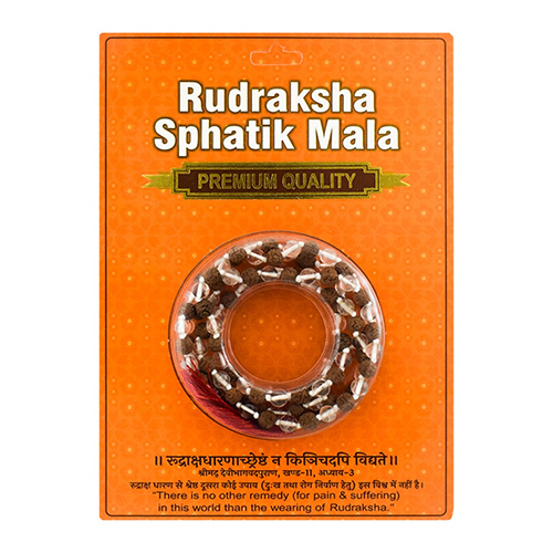 Rudraksha Sphatik Mala