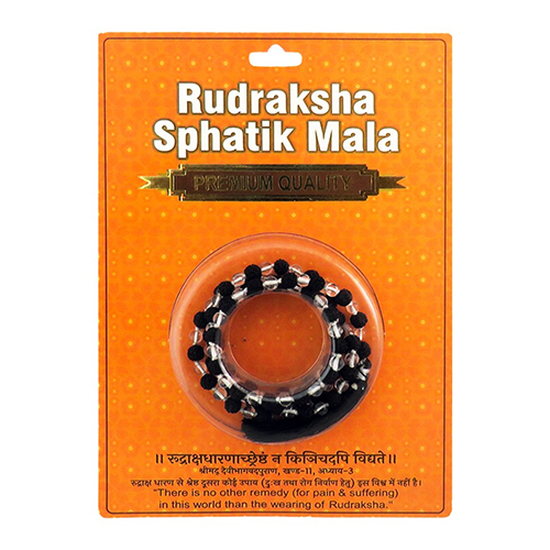 Ganesh Rudraksha Sphatik Mala