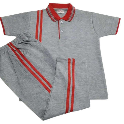 Collar T-Shirt And Lower Sports Uniforms Age Group: Children