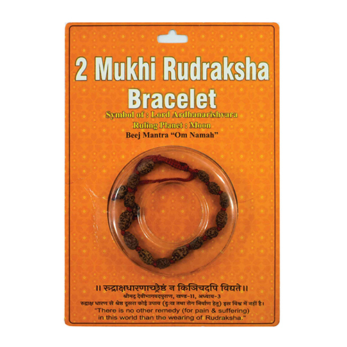 2 Mukhi Rudraksha Hand Bracelet