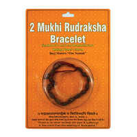 2 Mukhi Rudraksha Hand Bracelet - Gender: Female