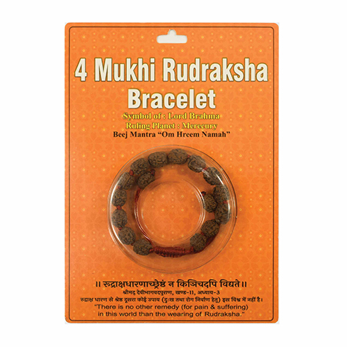 4 Mukhi Rudraksha Hand Bracelet