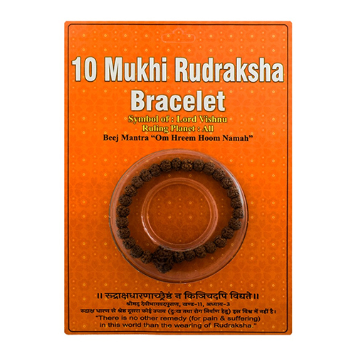 10 Mukhi Rudraksha Bracelet