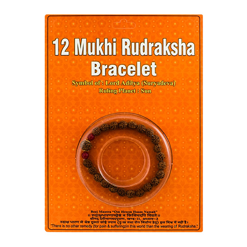 12 Mukhi Rudraksha Bracelet