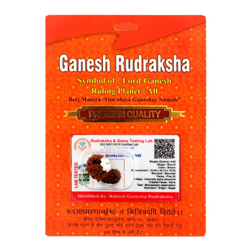 Casual Ganesh Rudraksha Pendant