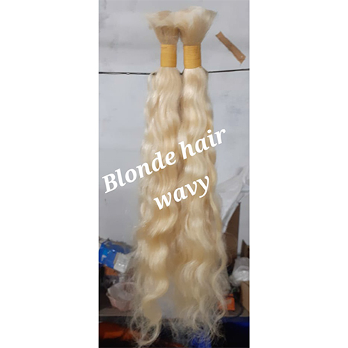 Wavy Blonde Hair Extension